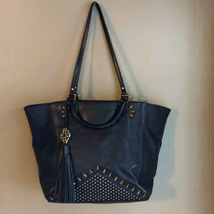 Rafe leather studded bucket satchel purse